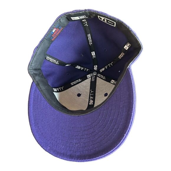 Houston Astros 7 3/8 New Era 59Fifty‎ fitted purple All Over MLB Baseball - Picture 5 of 6